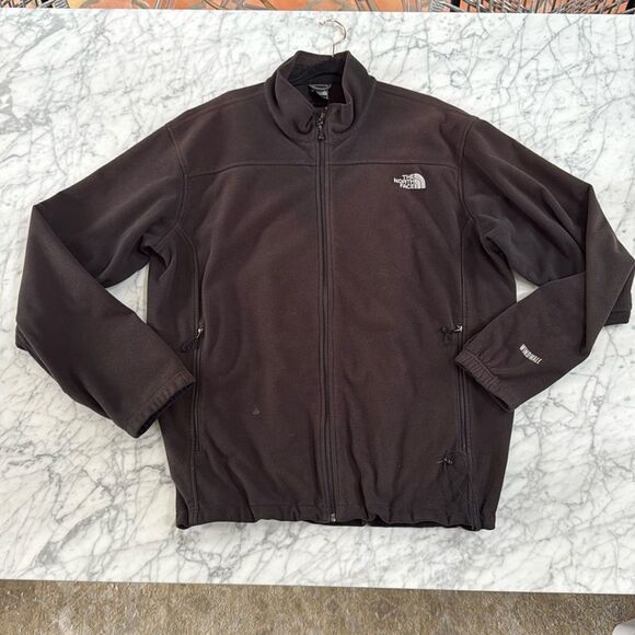 The North Face Other - North Face Jacket Mens Fleece Full Zip Black Windwall - XL